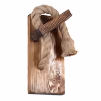 چراغ دیواری چوبی کنفی مدل W-60