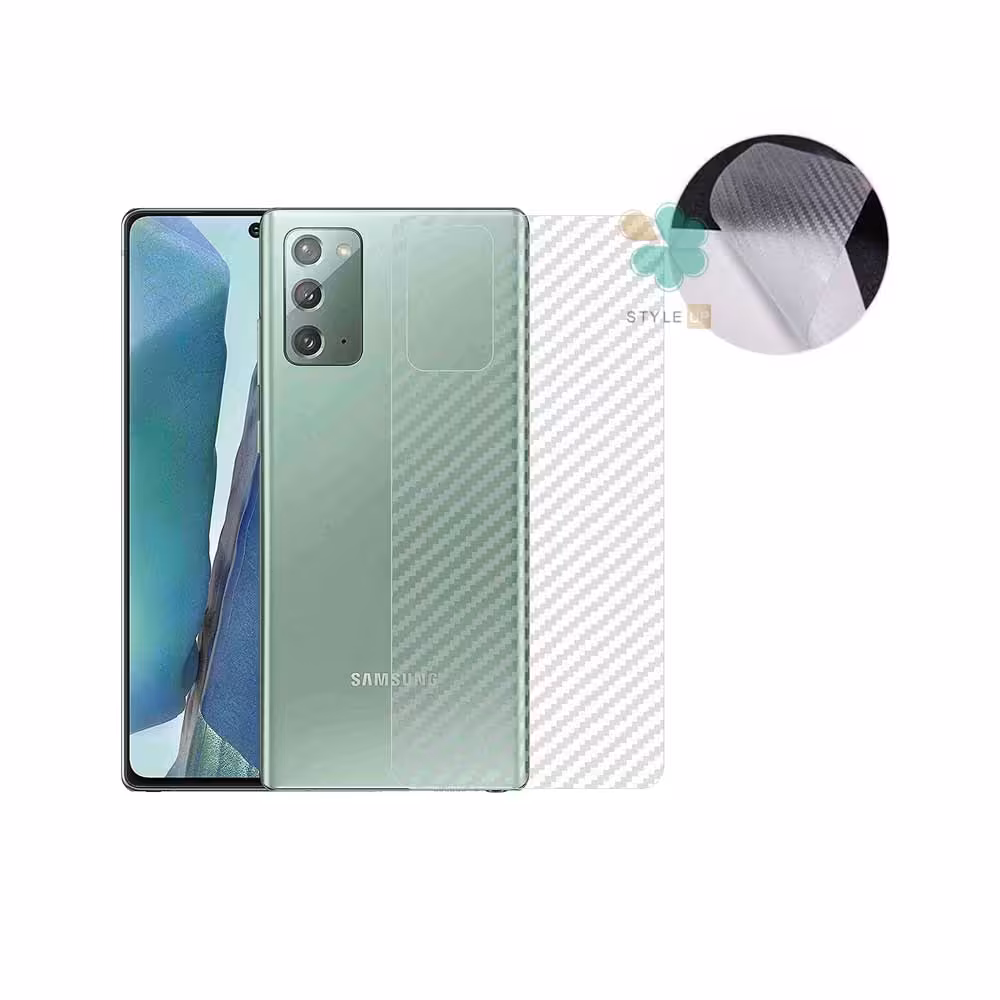 برچسب نانو پشت کربنی گوشی مناسب Samsung Galaxy Note 20