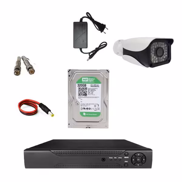 پک کامل 1 عددی دوربین 2 مگاپیکسل با هارد 500 گیگ