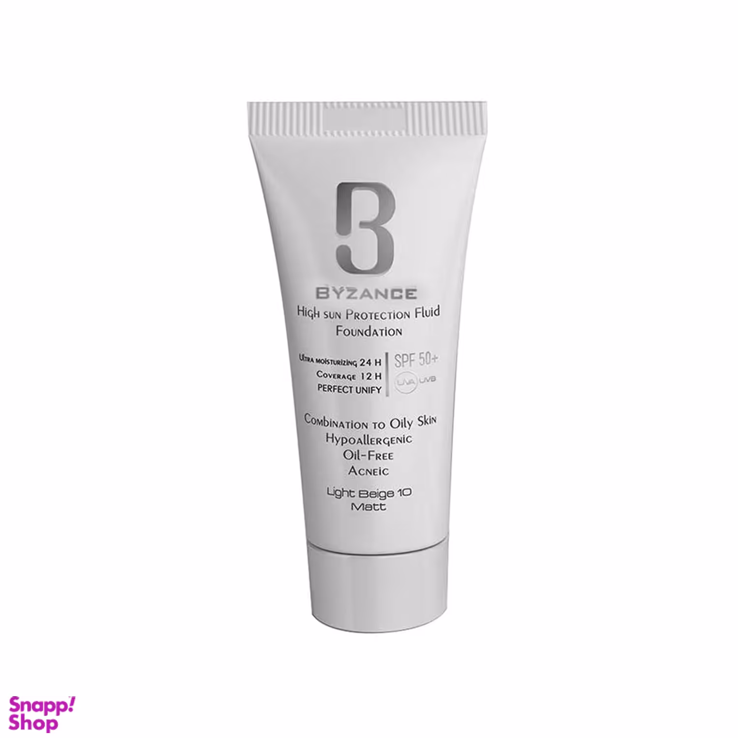 کرم ضد آفتاب بیزانس (Byzance) مناسب پوست خشک با SPF50 شماره 30 رنگ بژ مات حجم 30 میلی لیتر