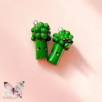 گوشواره طرح کلم بروکلی فانتزی و کیوت،گردنبند،ست دوستی،جاسوئیچی 