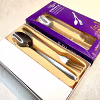 قاشق چنگال استیل مارک یونیک جنس گرم دار با کیفیت عالی Unique