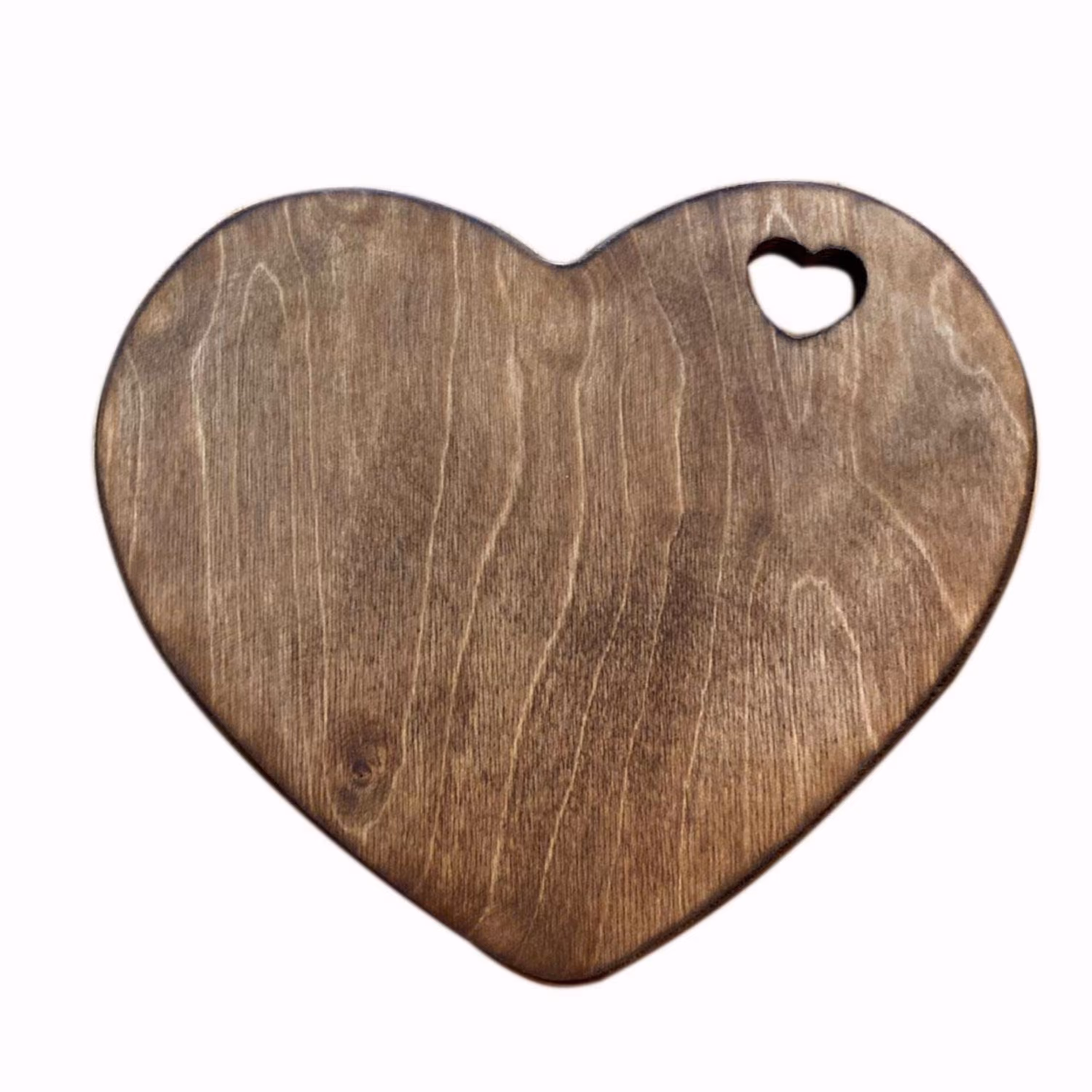 تخته سرو طرح قلب جنس چوب روسی قابل شستشو سایز بزرگ 27 سانت