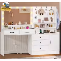 میز آرایش لامپ دار DMP247