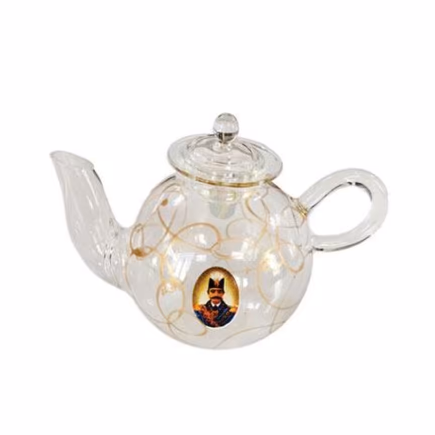 قوری زعفران پیرکس طرح شاه عباسی