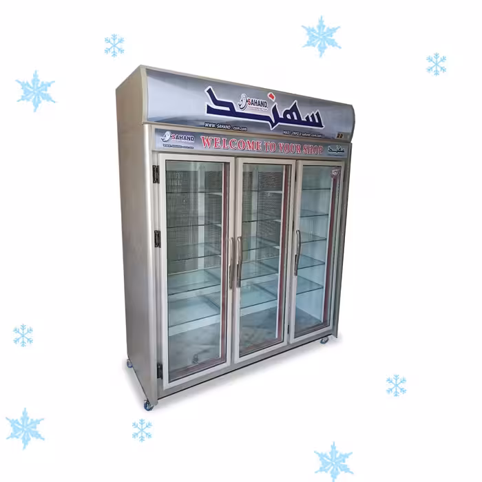 یخچال 3 درب نقره ای عرض 2متر (ارسال با باربری و پس کرایه)