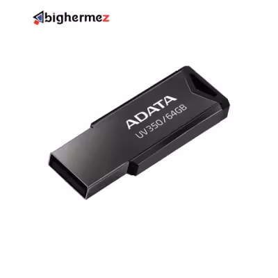 فلش مموری USB3.2 ای دیتا مدل UV350 Black ظرفیت 64 گیگابایت