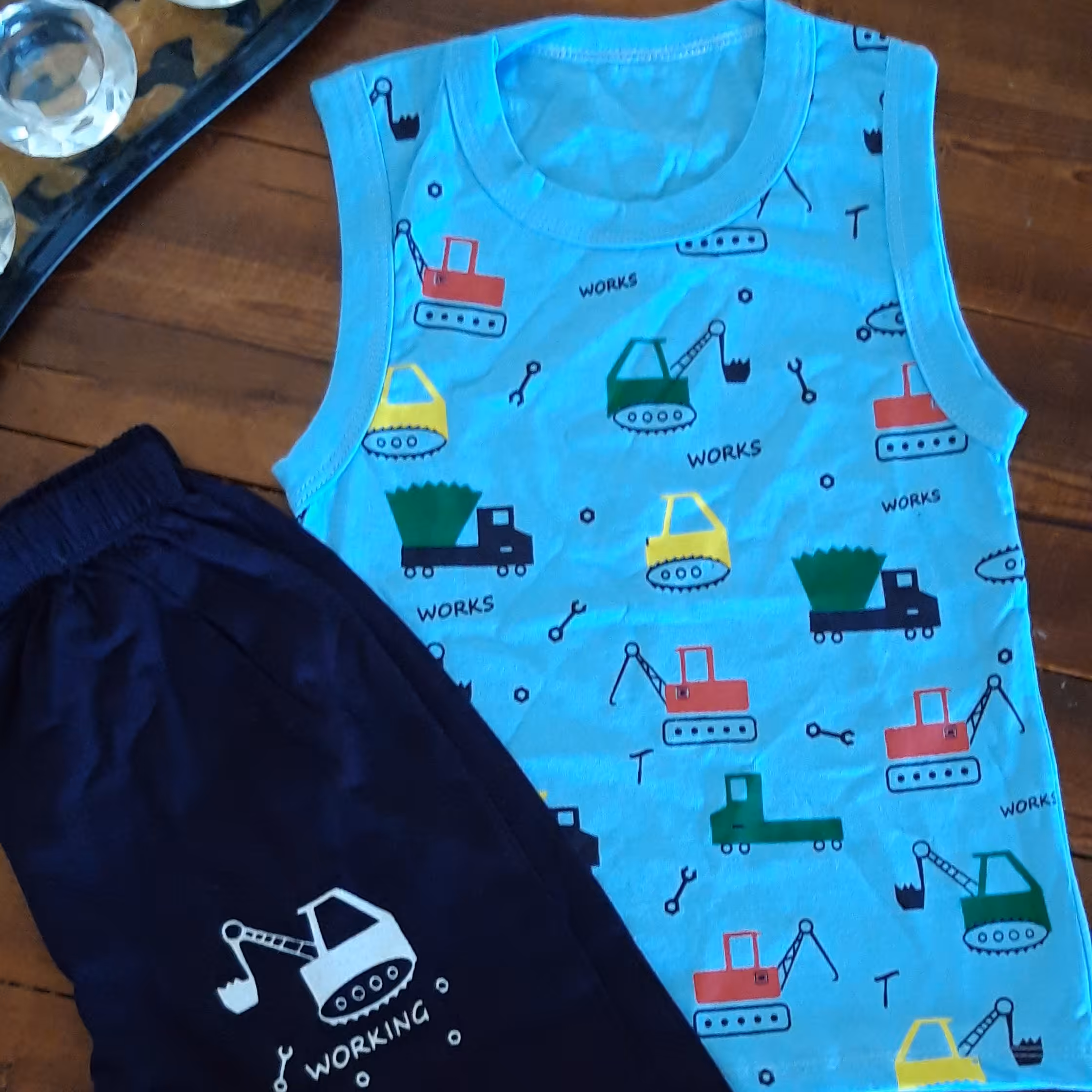 تاپ و شلوارک پسرانه