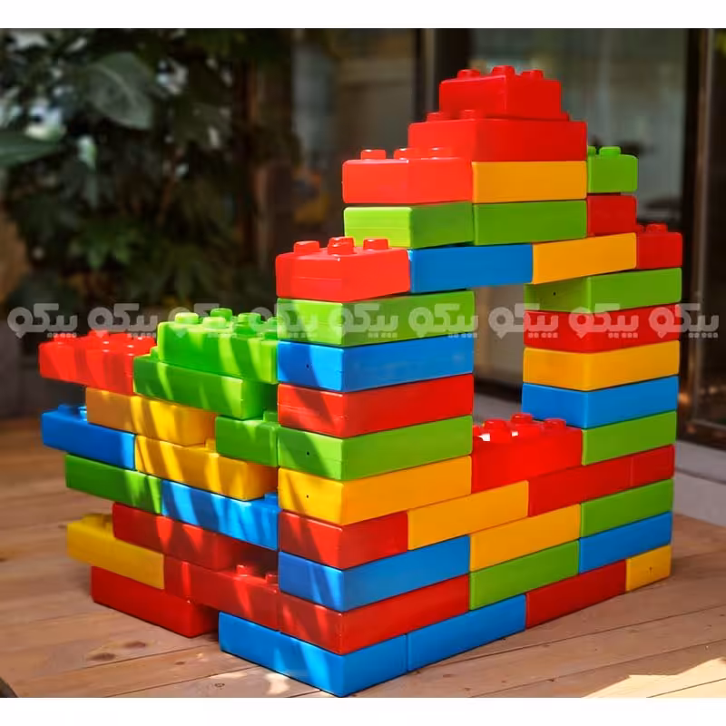 بلوک خانه سازی کودک 20 عددی مدل 1975
