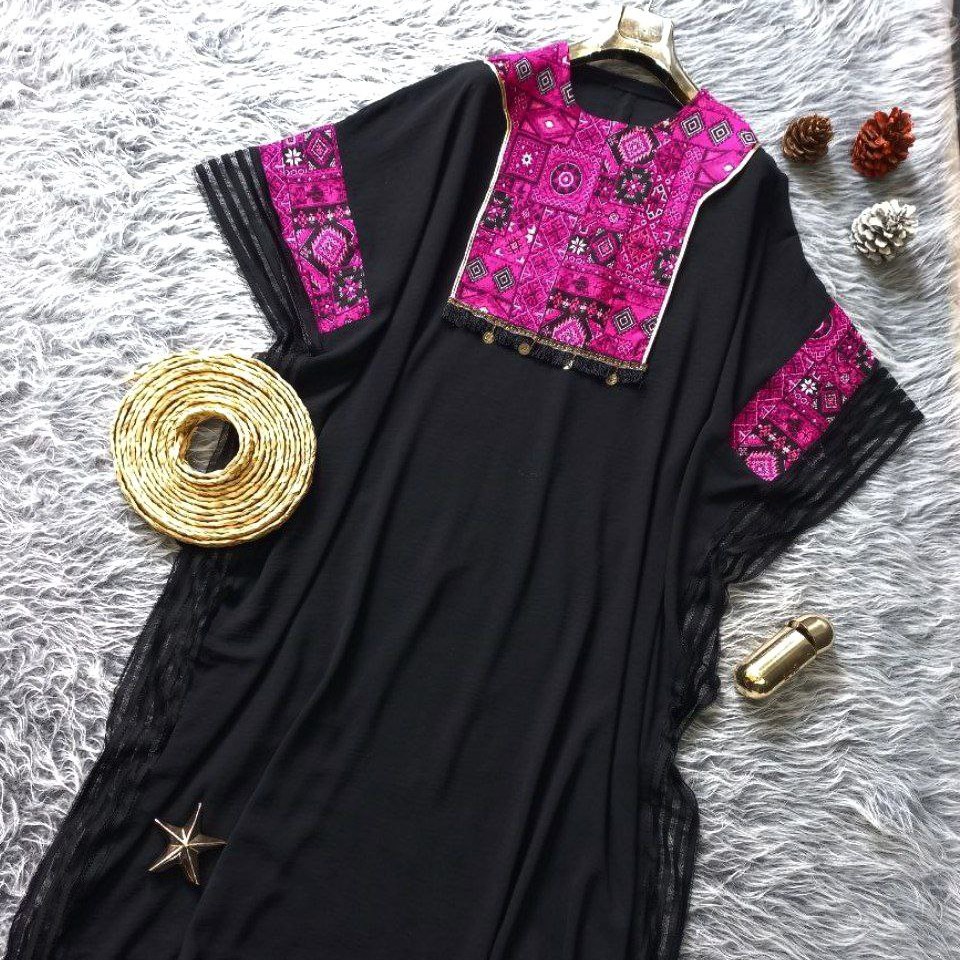 مانتو عبایی مدل الیکا