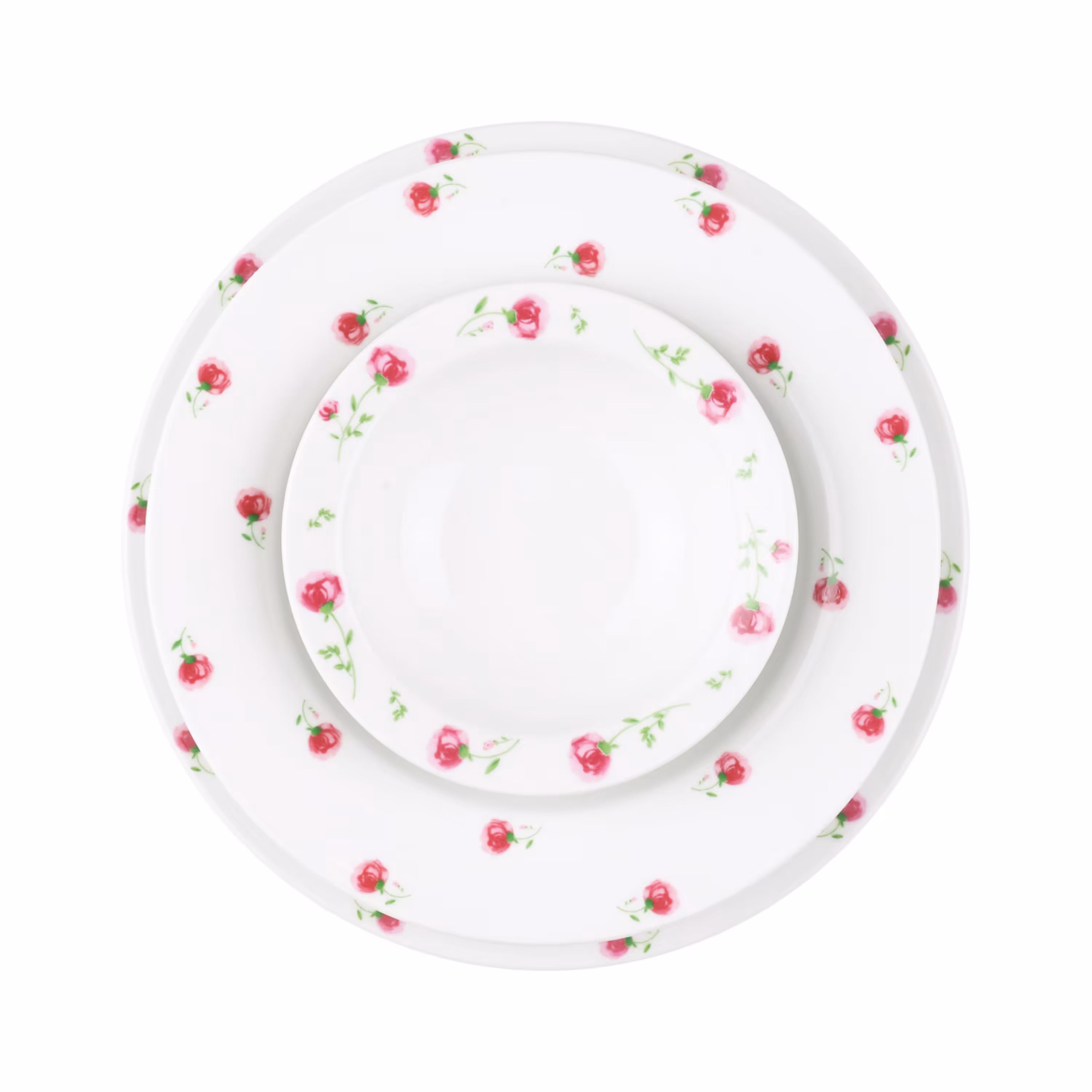 سرویس غذاخوری چینی زرین 6 نفره 28 پارچه پینک رز مینیاتوری درجه یک