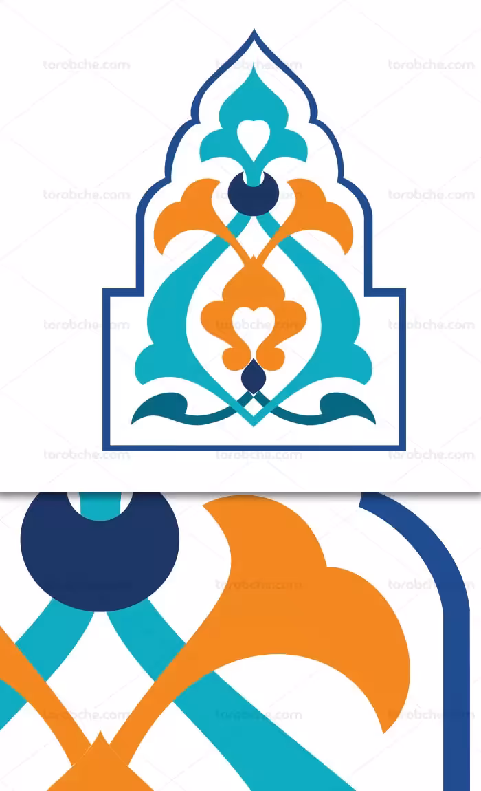 وکتور نشان اسلیمی 36 - گرافیک با طعم تربچه