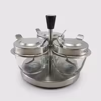 ادویه و مربا خوری 3 تایی یونیک کد 1457