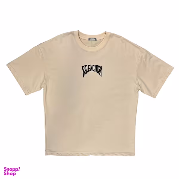 تيشرت مردانه طرح بالنسیاگا كد T59 رنگ كرم