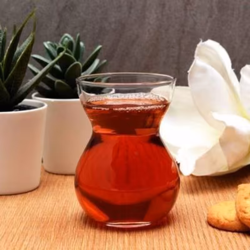 استکان کمر باریک پاشاباغچه مدل Dantel - 42841