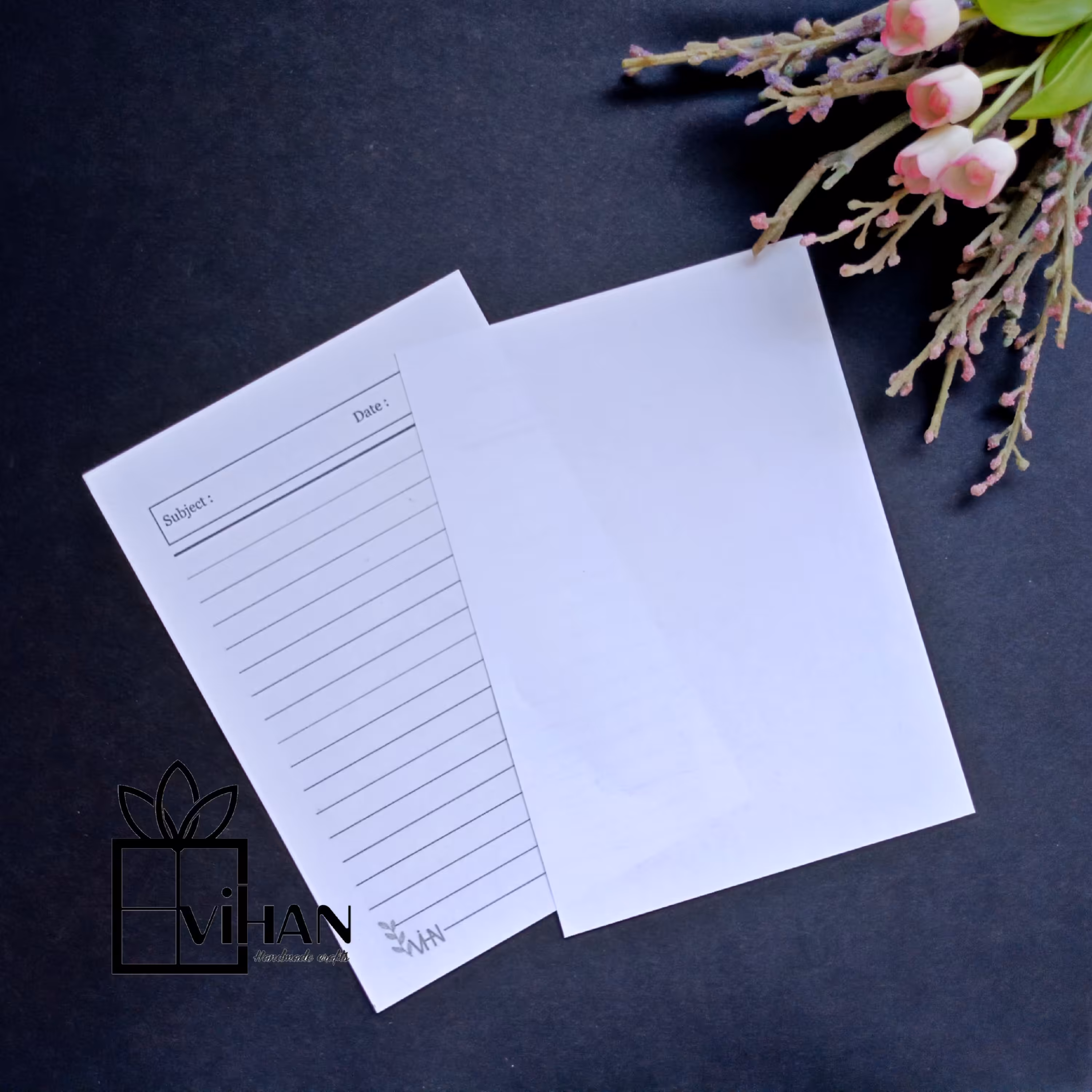 کاغذ یادداشت پشت سفید ،60 برگ طرح فانتزی سایزA6 (کد4) 