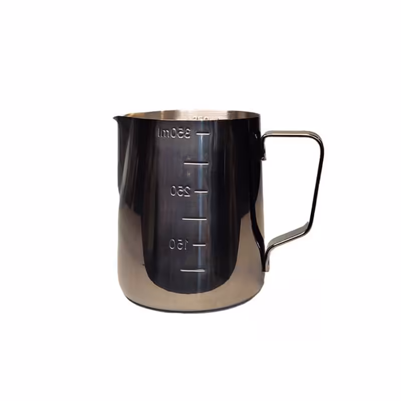 پیچر (پارچ کفساز شیر) دودی ظرفیت 350 میلی لیتر  جنس استیل ضد زنگ