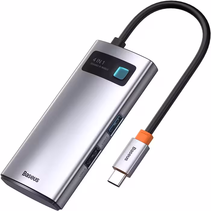 هاب 4 پورت باسئوس Baseus 4 in 1 Multifunctional Type-C HUB