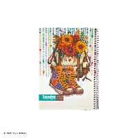 دفتر فنری 100برگ طلقی کلاسیک صنوبرقیمت نقدیsenobar 100sheets classic notebook