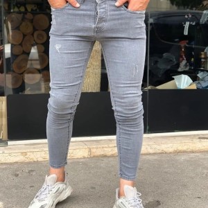 شلوار جین طوسی روشن
