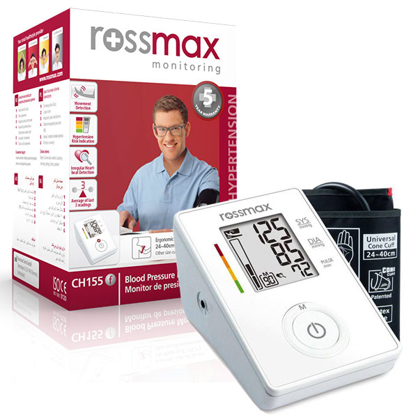 فشارسنج بازویی رزمکس مدل ROSSMAX CH155f با پنج سال گارانتی