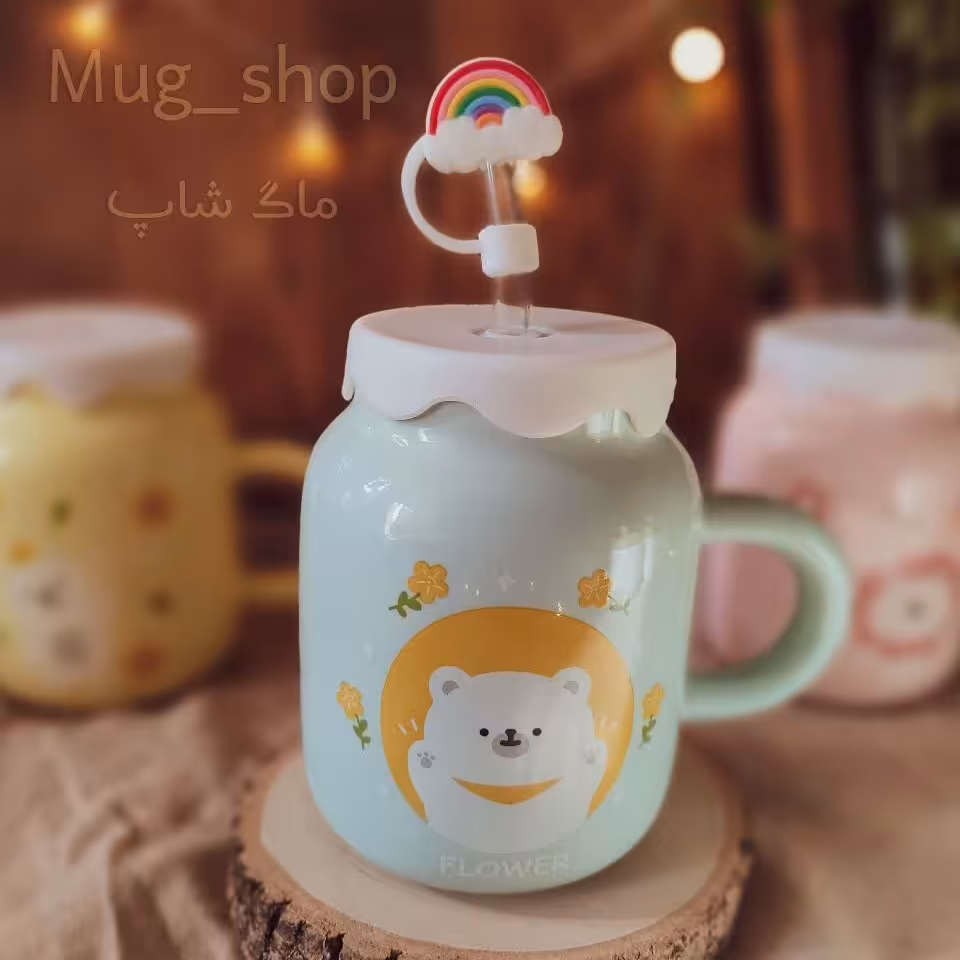 ماگ خرس های مهربون ناناز فانتزی  پاستیلی