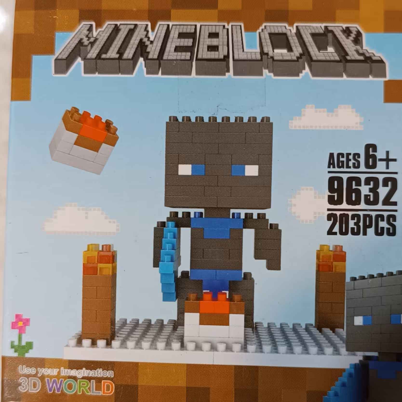 ساختنی کد 4  برند blocks world سایز مینی 