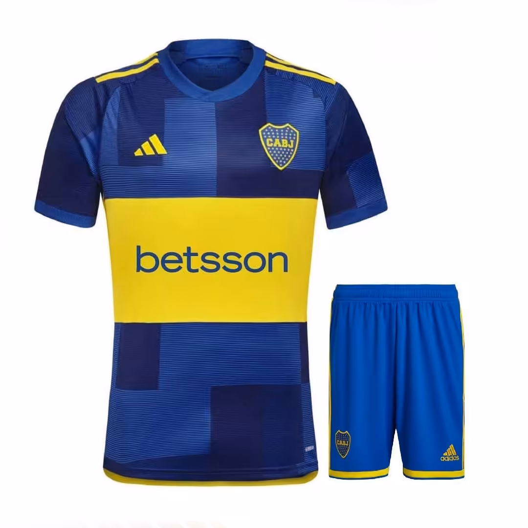 کیت اول بوکاجونیورز 2023-2024 (پیراهن شورت) ورژن هواداری