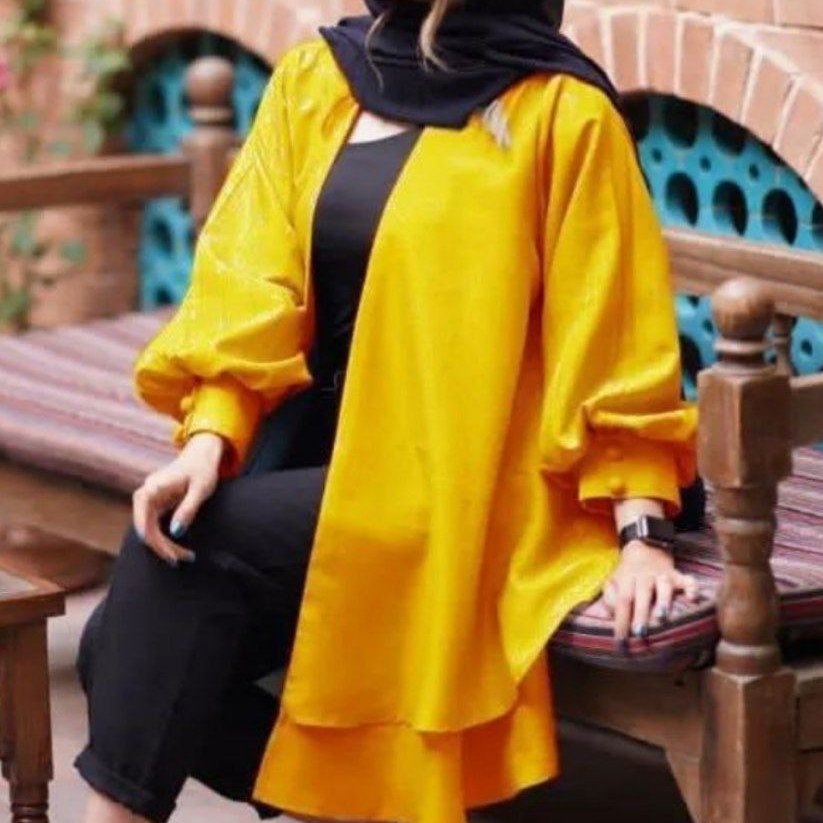 مانتو حریر نازلی