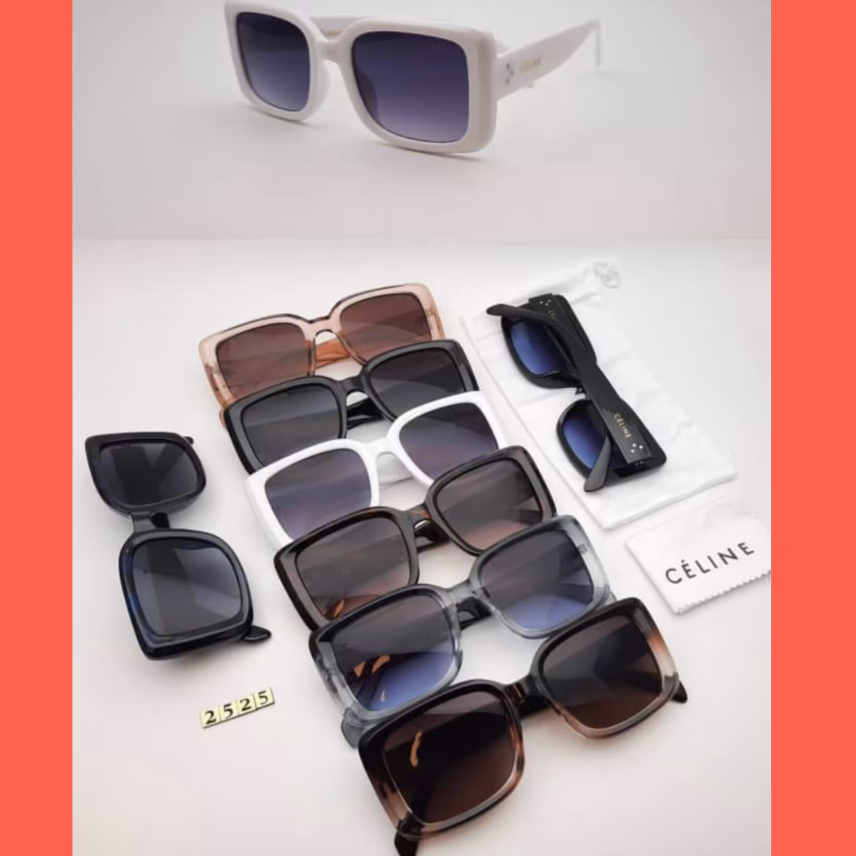 عینک آفتابی کد 2525