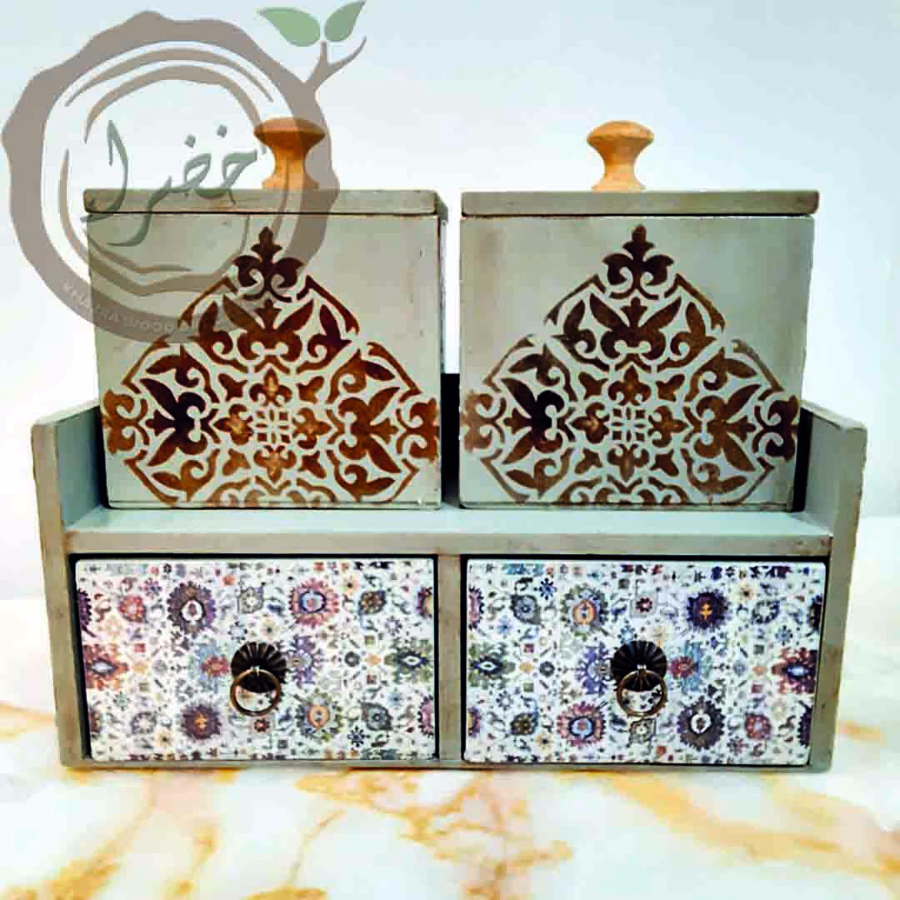 باکس چوبی کشودار