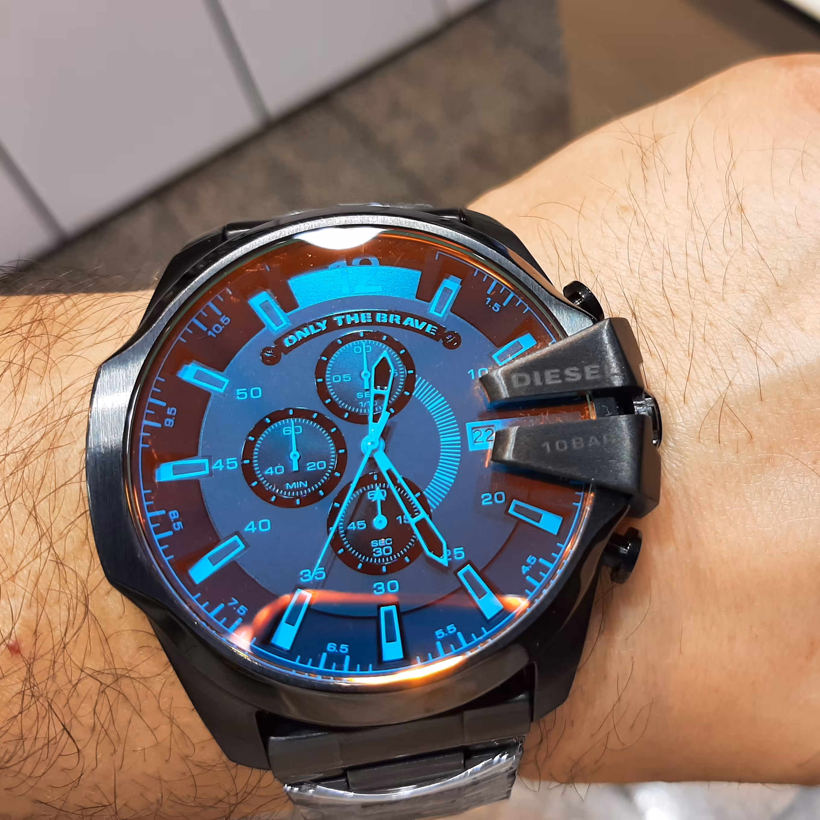 دیزل شاخدار شیشه هفت رنگ تمام استیل موتور ژاپن یک سال گارانتی