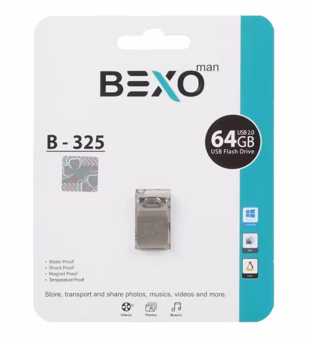 فلش مموری 64 گیگابایت بکسو مدل B-325 USB2.0