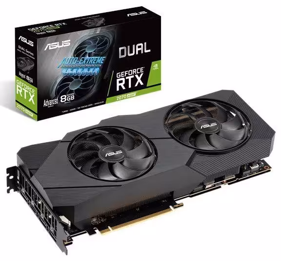 کارت گرافیک ایسوس مدل DUAL-RTX2070S-A8G-EVO با حافظه 8 گیگابایت