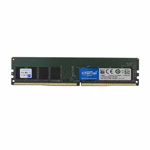 رم دسکتاپ DDR4 تک کاناله 2400 مگاهرتز کروشیال ظرفیت 16 گیگابایت