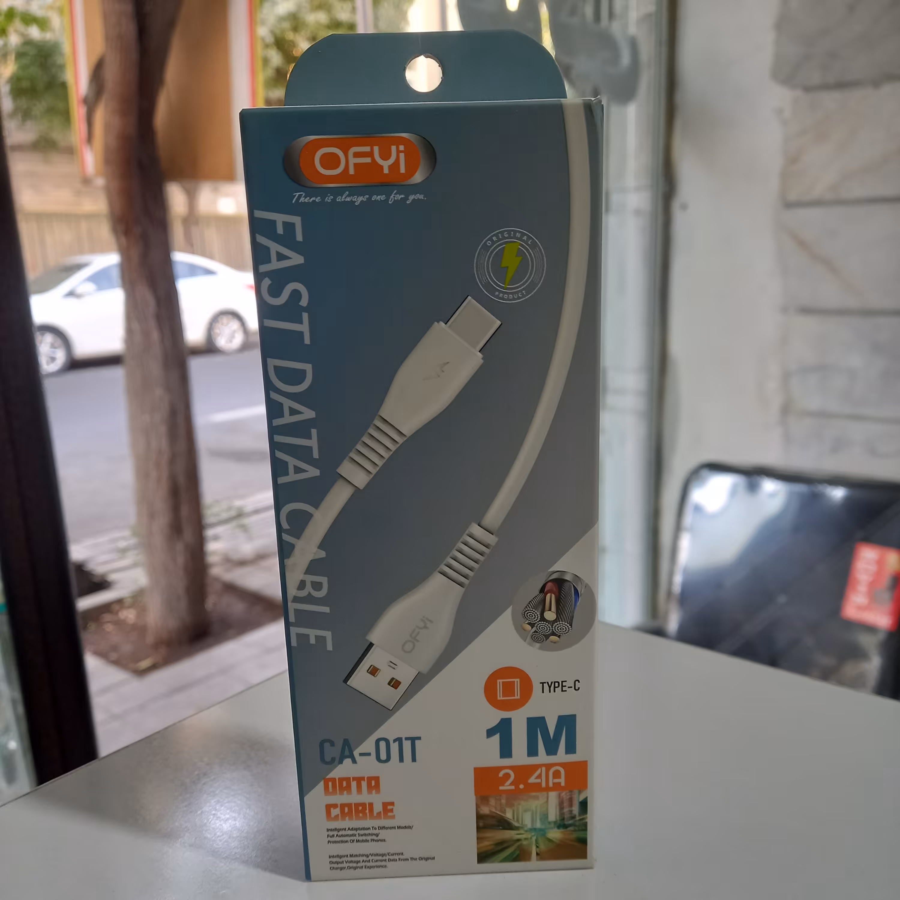 کابل تایپ سی فست شارژ  2.4A