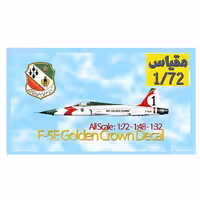 دیکال هواپیمای F-5 تیم اکروجت تاج طلایی مقیاس 72
