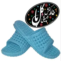 دمپایی مردانه استخری و حمامی ژله ای صادقی آبی