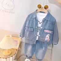 ست سه تکه جین وارداتی