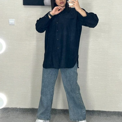مانتو اسپرت زنانه مشکی