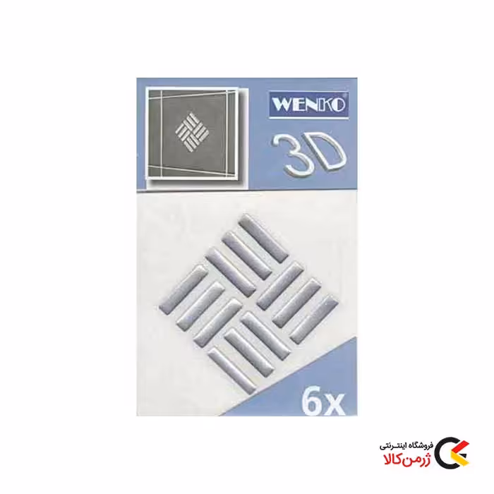 برچسب کاشی طرح مربع کج