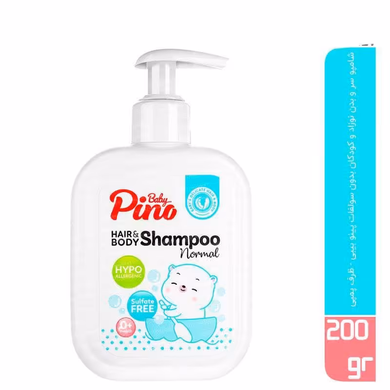 شامپو سر و بدن نوزاد و کودک بدون سولفات 