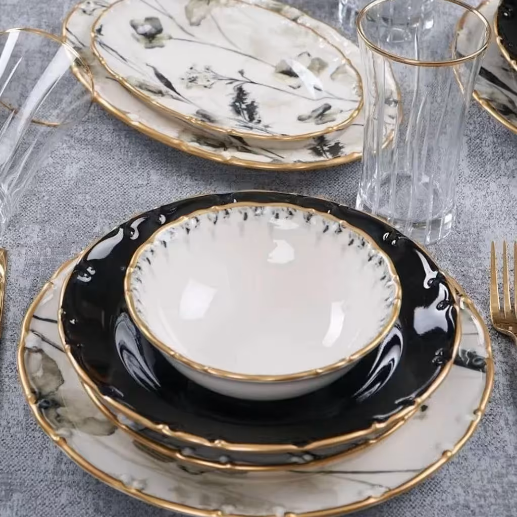 سرویس غذا خوری 6 نفره..29 پارچه.محصول acar ترکیه کیفیت و زیبایی فوق‌العاده عالی و تضمینی .ارسال رایگان