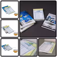 فاکتور فروش کاربن دار دو نسخه بزرگ سایز 16*21.5 ده دسته