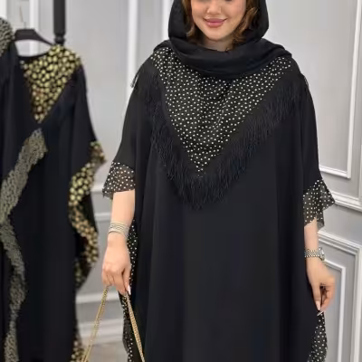 مانتو عبایی ابروبادی درجه یک آرامیس