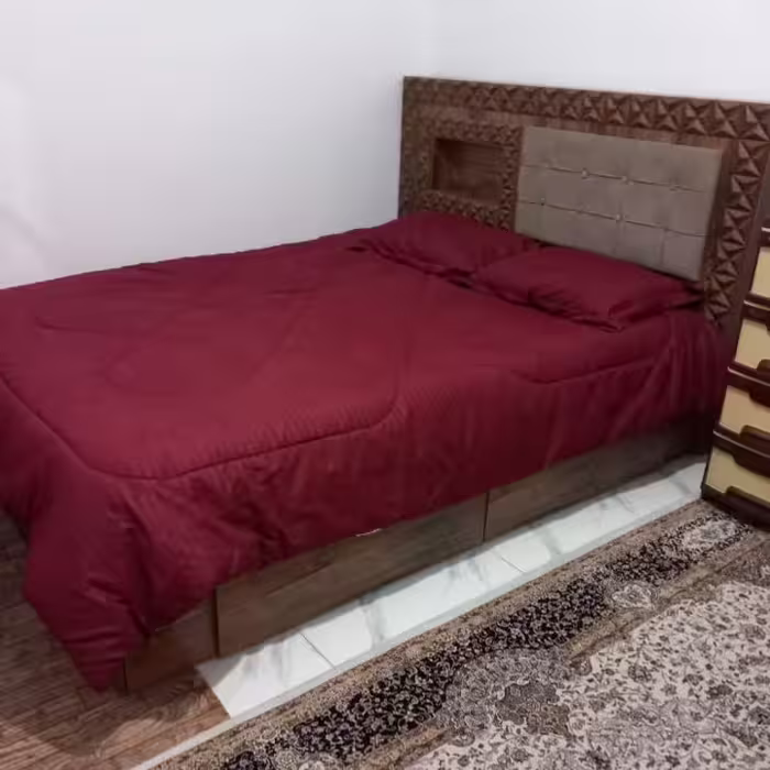 ست کامل روتختی هتلی ترکیب زرشکی کرم پس کرایه