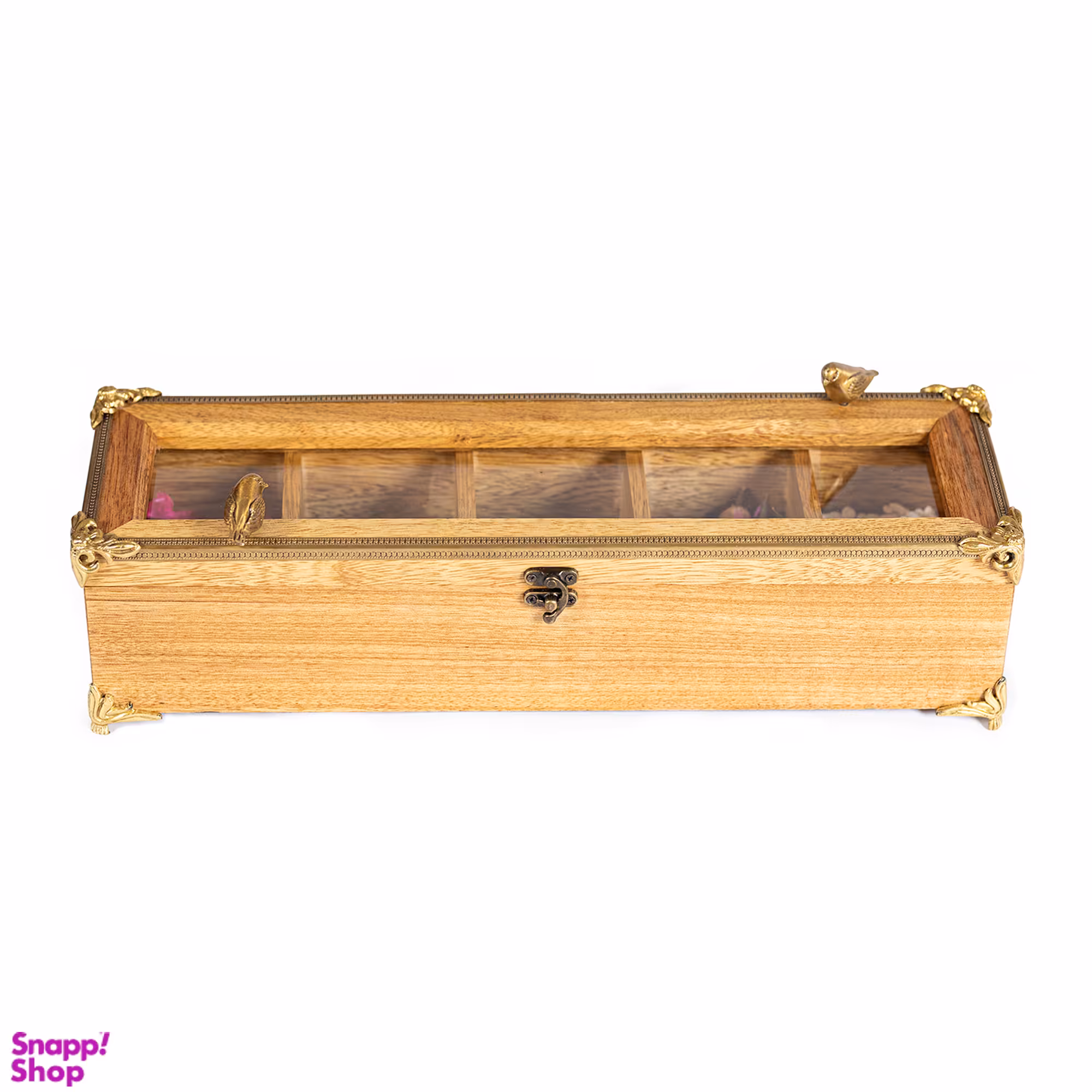 جعبه پذیرایی گلدکیش طرح گلدن برد مدل GK829651