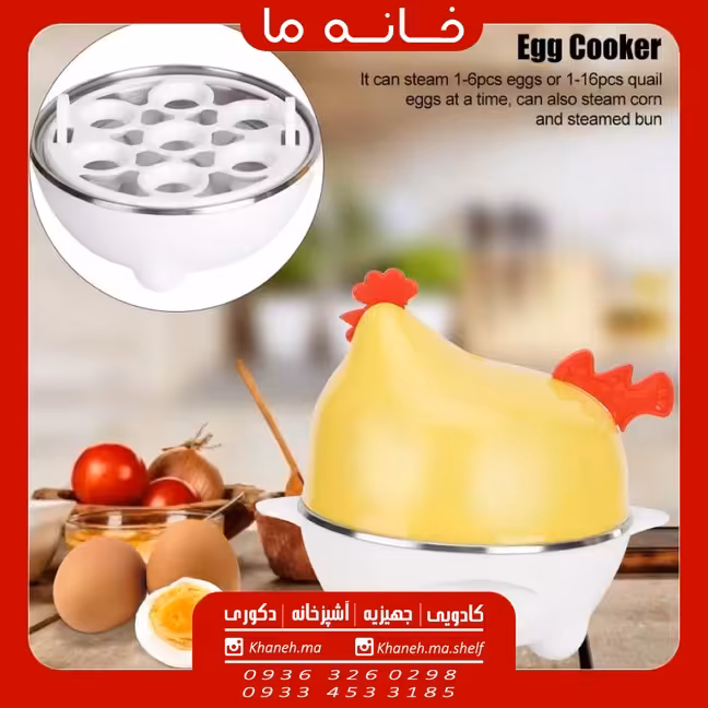 تخم مرغ پز طرح مرغ