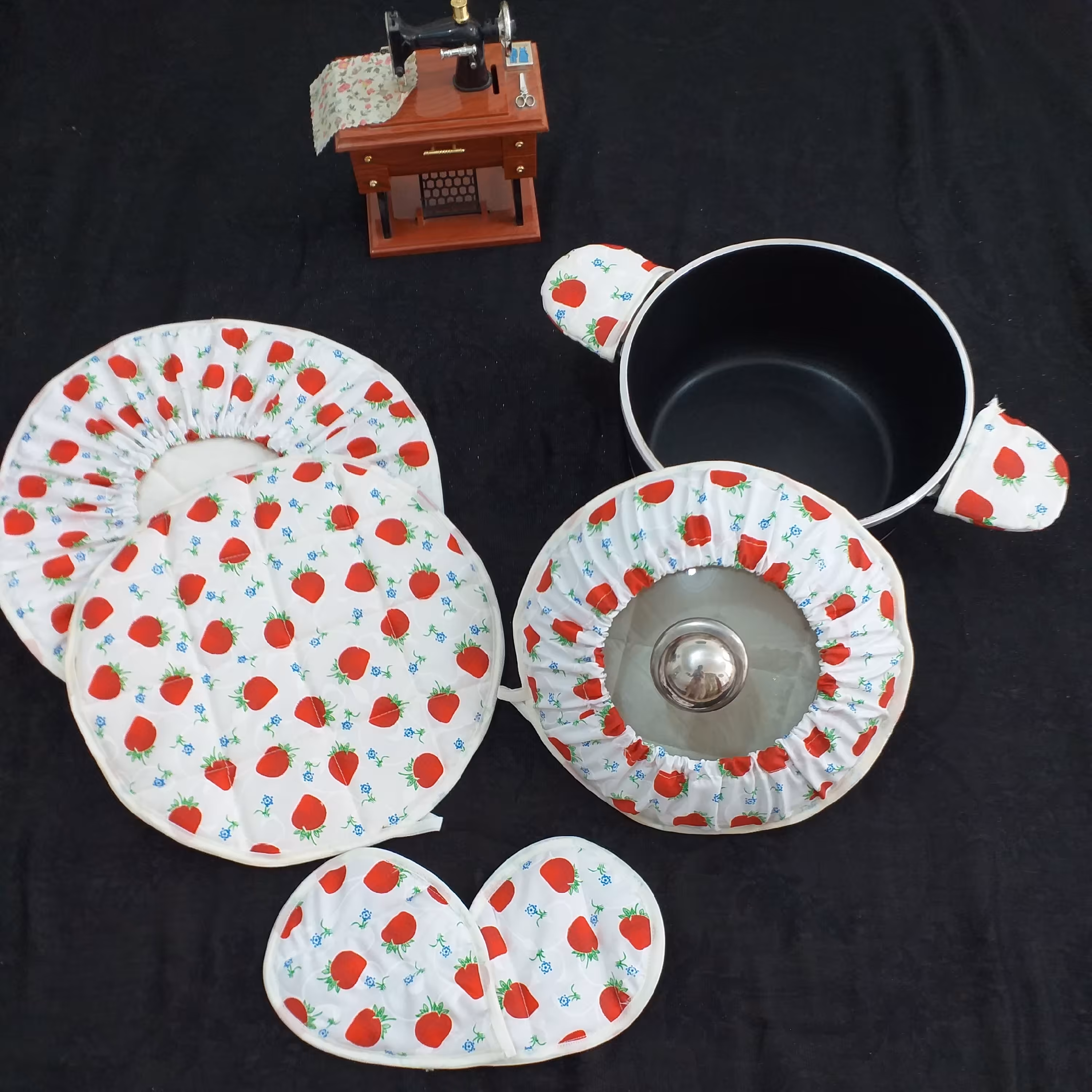 ست دم کنی 3تکه به همراه دوجفت دستگیره