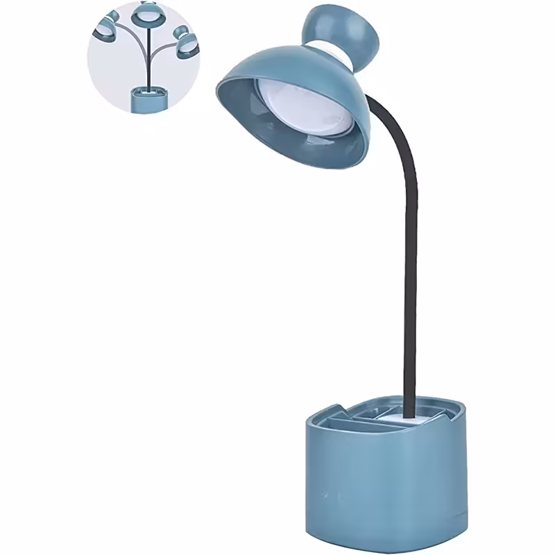 چراغ مطالعه شارژی لمسی رنگ آبی مدل DM5047